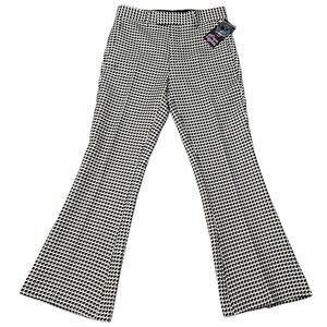 Twisted Tailor Leach Neon Nights‎ Trousers Cream Ran Navy Sz 30 Made In Turkey